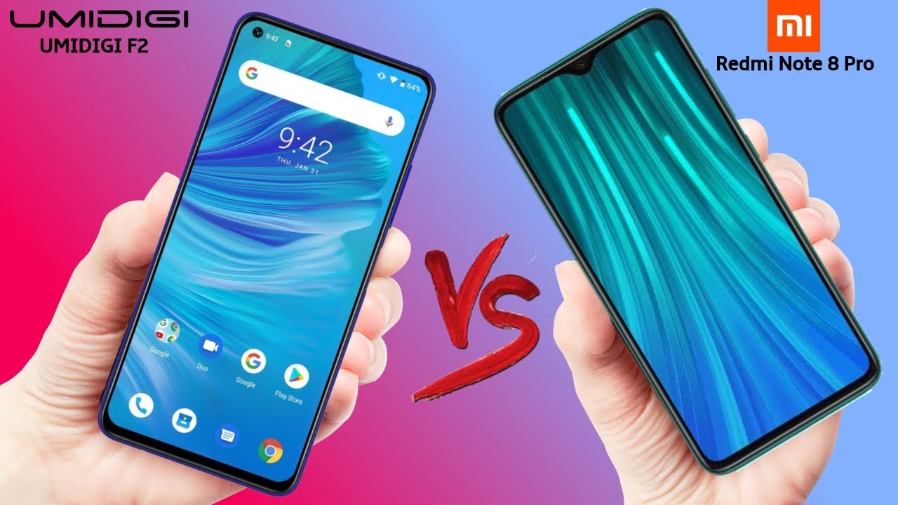 UMIDIGI F2 VS Xiaomi Redmi Note 8 Pro - Full Comparison