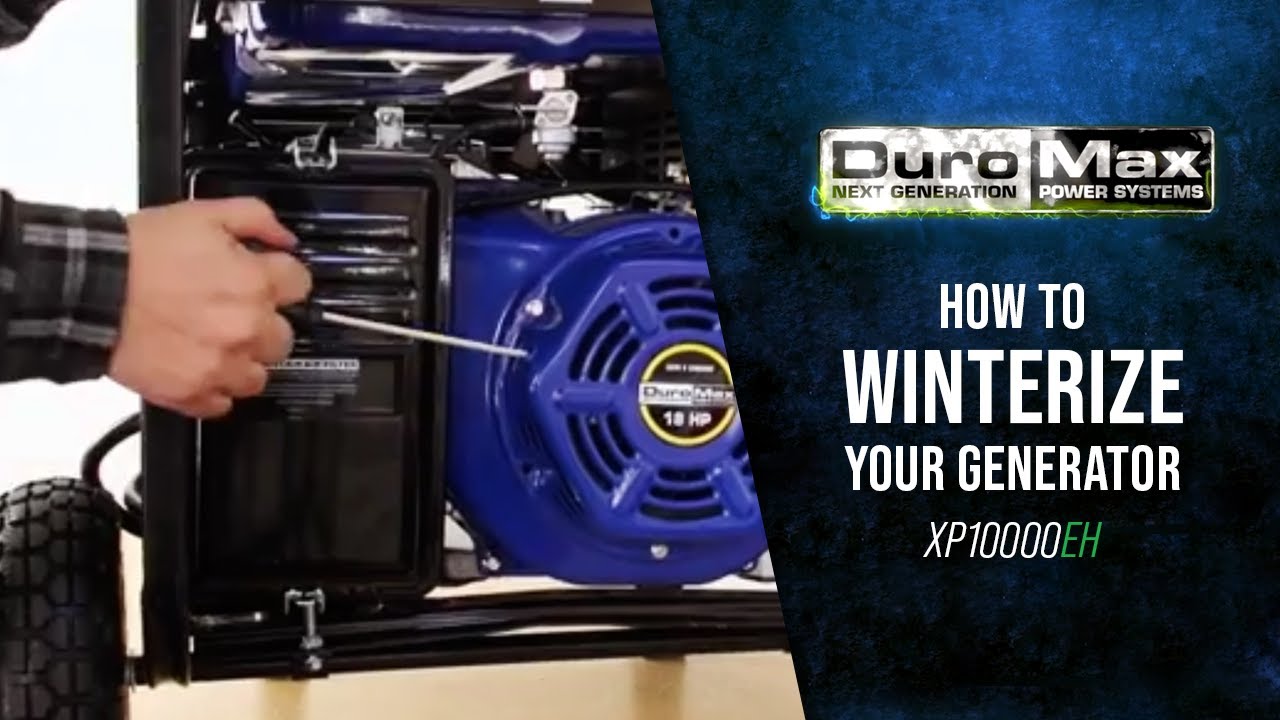 Как подготовить генератор DuroMax к зиме: DuroMax 10000EH