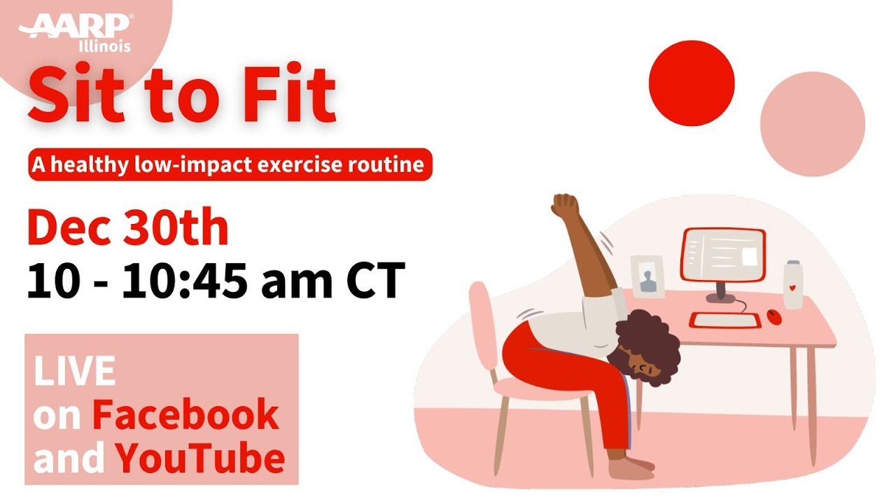 Sit to Fit: упражнения для всех уровней подготовки, выполняемые сидя.