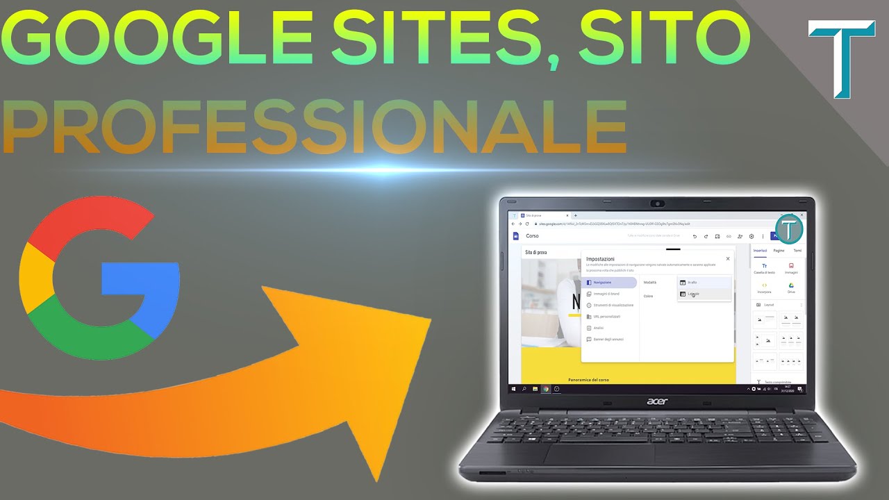 Crea il tuo SITO PROFESSIONALE con GOOGLE SITES! [ITA]