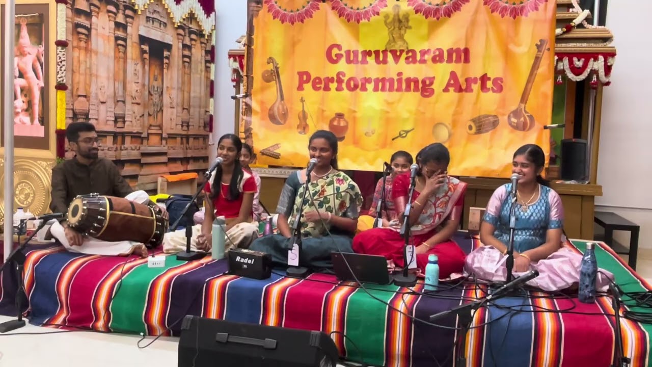 Nada Sudha students presenting a Lec-dem on Hamsanandi at Guruvaram Fine Arts - 21 Feb 2026