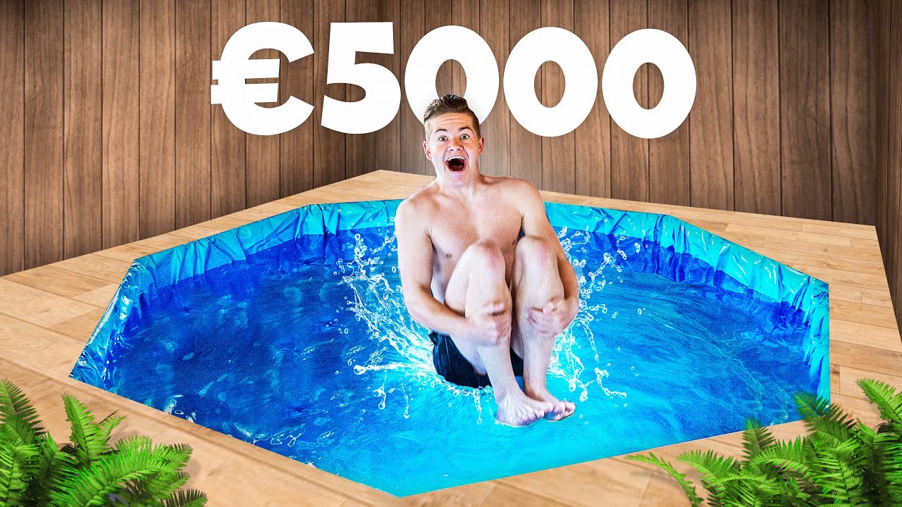 Wij Bouwen Een Zwembad In €5000 Villa!