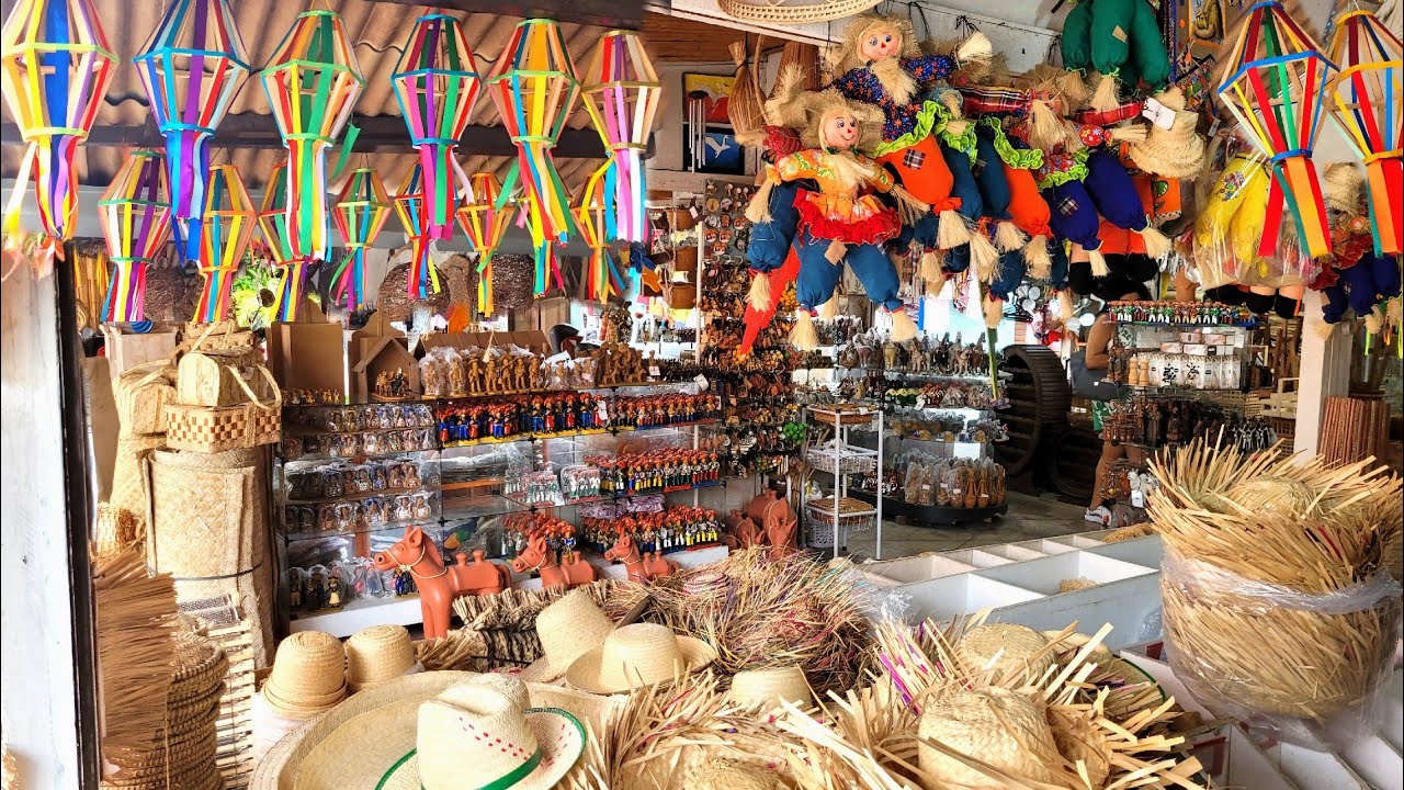 FEIRA DE CARUARU-PE - ARTESANATO E DECORAÇÃO JUNINA