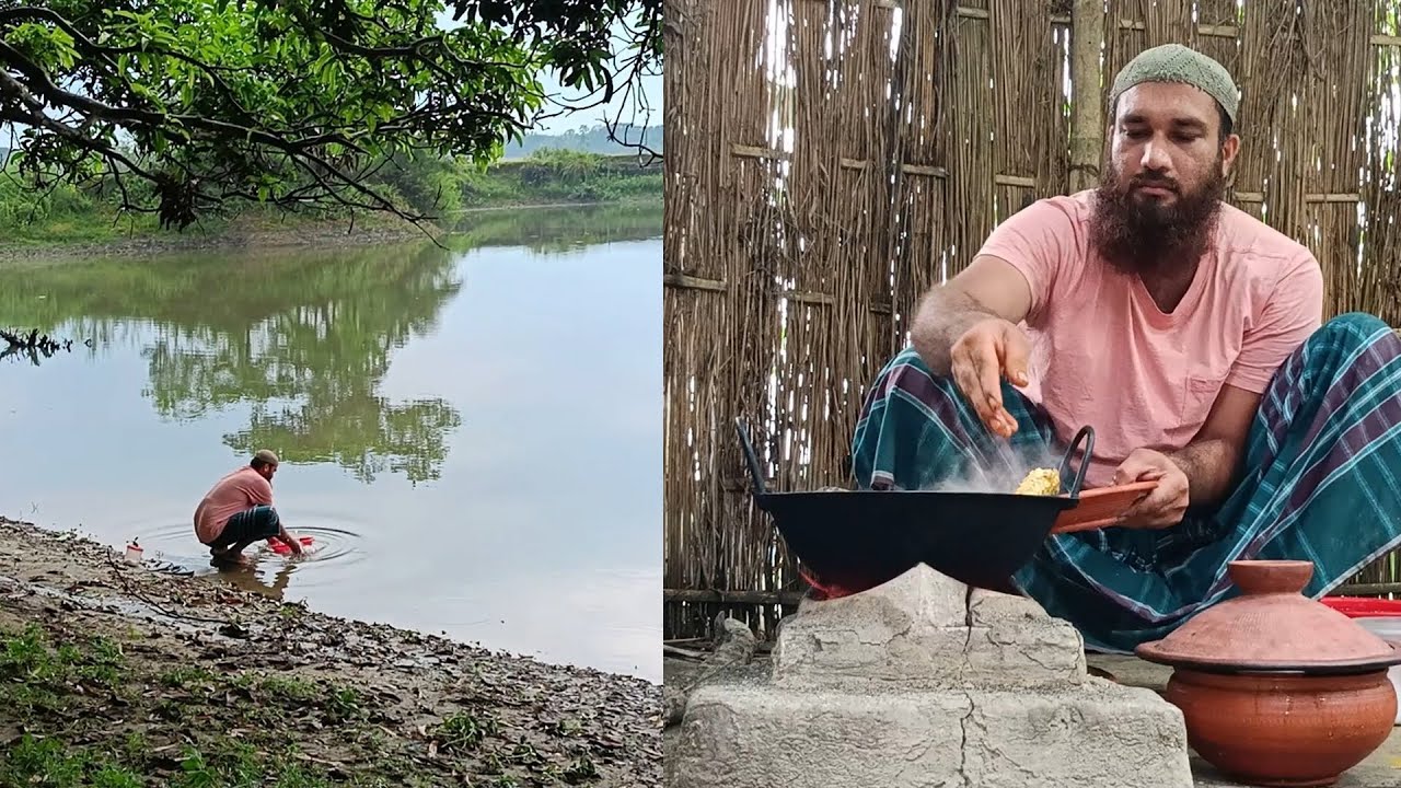 ঝড়-বৃষ্টির মধ্যেই আজ রান্না করলাম | Bangladeshi Village Food 🇧🇩