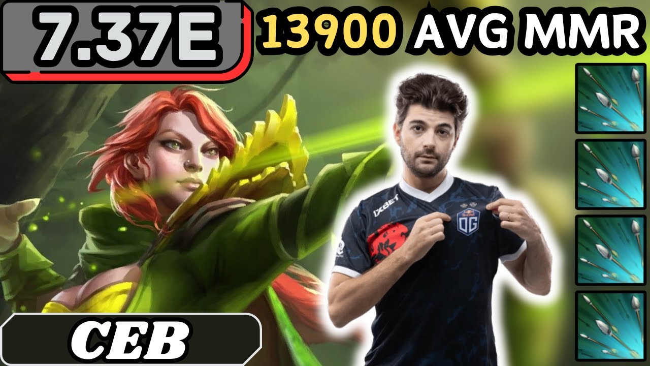 7.37e - Ceb WINDRANGER Soft Support Gameplay 21 ASSISTS - Dota 2 Full Match Gameplay