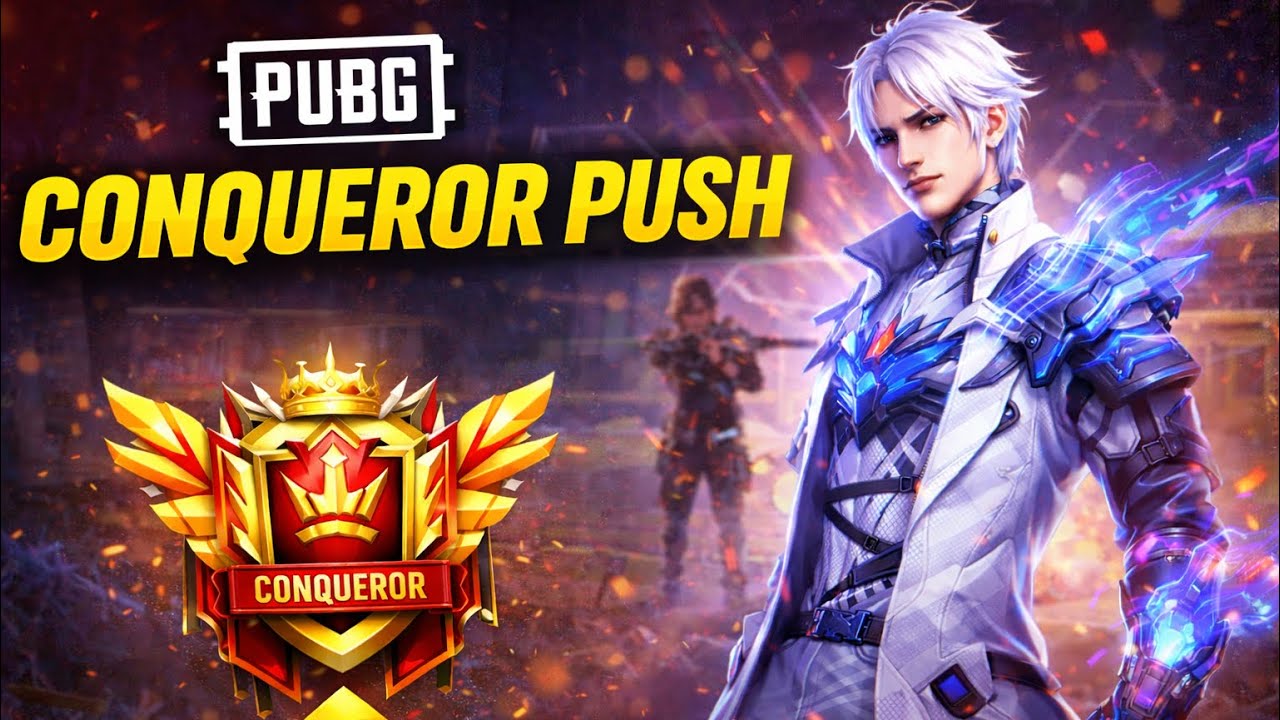 PUBG Conqueror Push Full Strategy 😈 | From Ace to Top 500 Fast! #sorrowgaming 