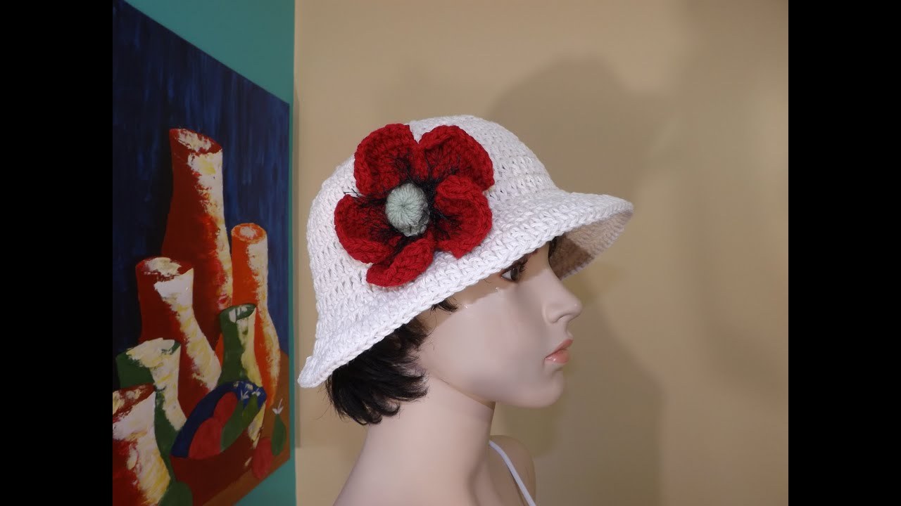 Crochet Summer Sun Hat