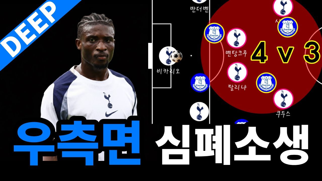 집 나간 우측면 빌드업이 돌아왔구나 | 심층 분석 : 토트넘 3-0 에버튼