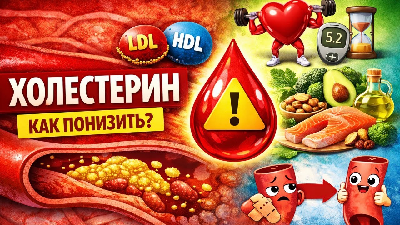 Холестерин без мифов: как сохранить сердце и сосуды