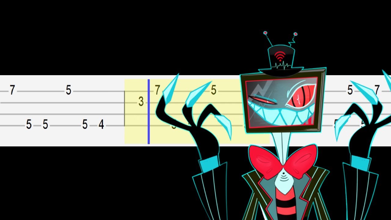 Hazbin Hotel - Alastor and Vox Song Stayed Gone (Easy Ukulele Tabs Tutorial)