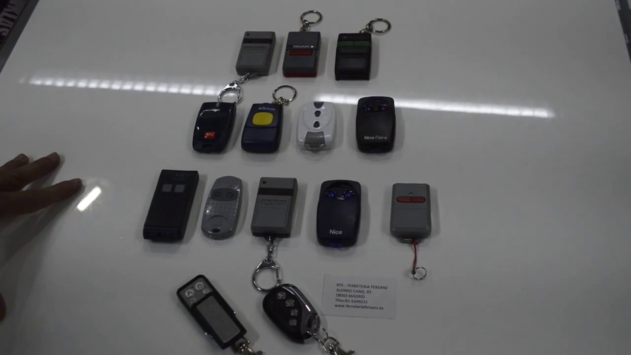 Mando garaje autocopia frecuencia fija 433 mhz Ferreteria Fersanz