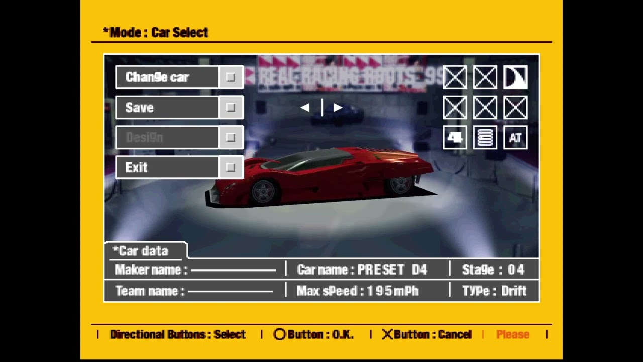 R4: Ridge Racer Type 4 - Garage/All Cars [ NO COMMENTARY ]