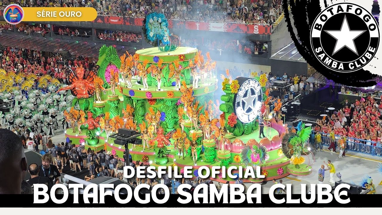 BOTAFOGO SAMBA CLUBE 2026 | DESFILE COMPLETO NA SAPUCAÍ (VISÃO ARQUIBANCADA)