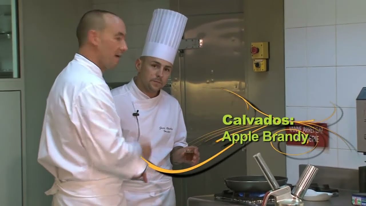 Cuisine Culture&trade; Hand-Blown Sugar Apple with Sorbet by 2 Star Michelin chef Jean Denis Rieubland