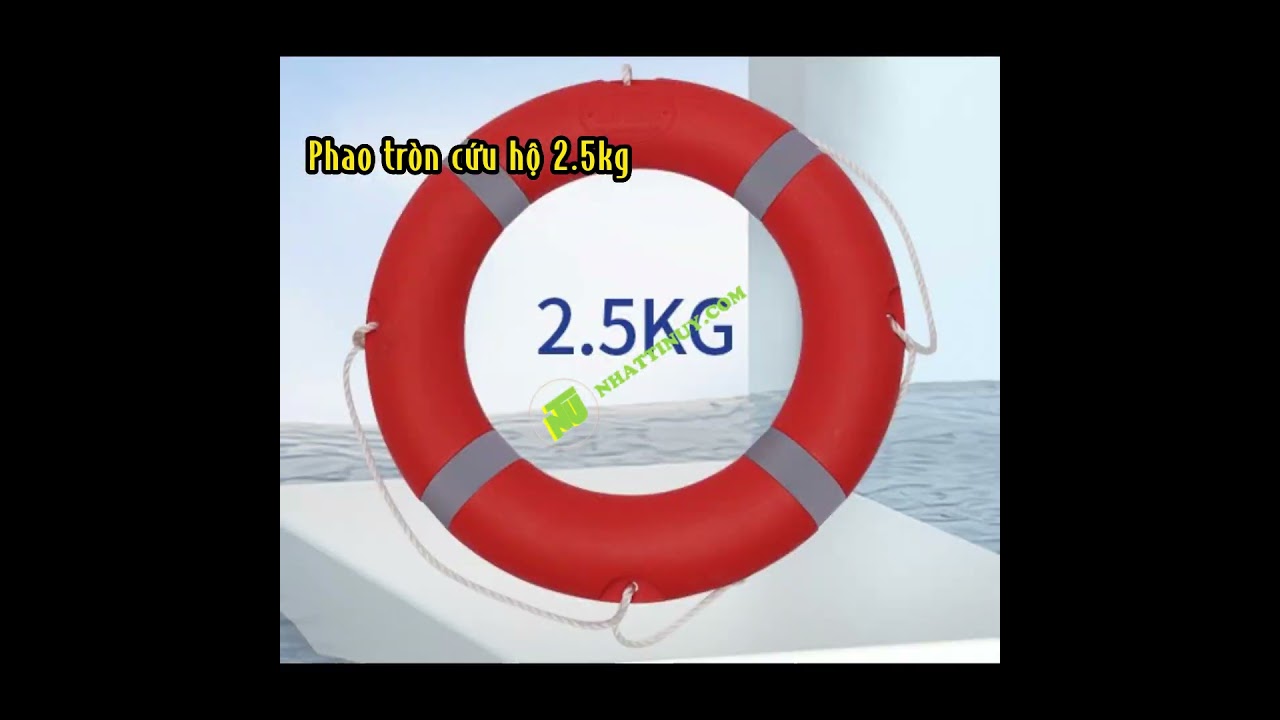 Phao tr&ograve;n cứu hộ 2,5kg #phaotron #phaonhua #phaobeboi #phaocuuho #phaoboi