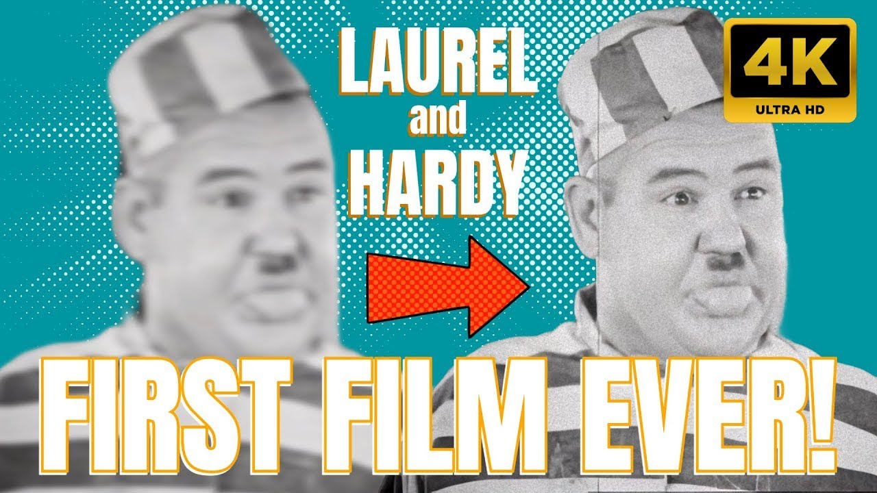 LAUREL & HARDY'S FIRST FILM - 