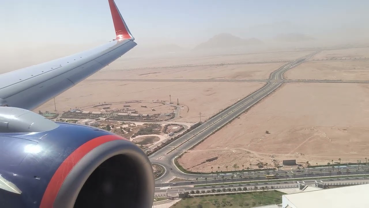Посадка в Шарм-эль-Шейх, Аэрофлот, Боинг 737-800