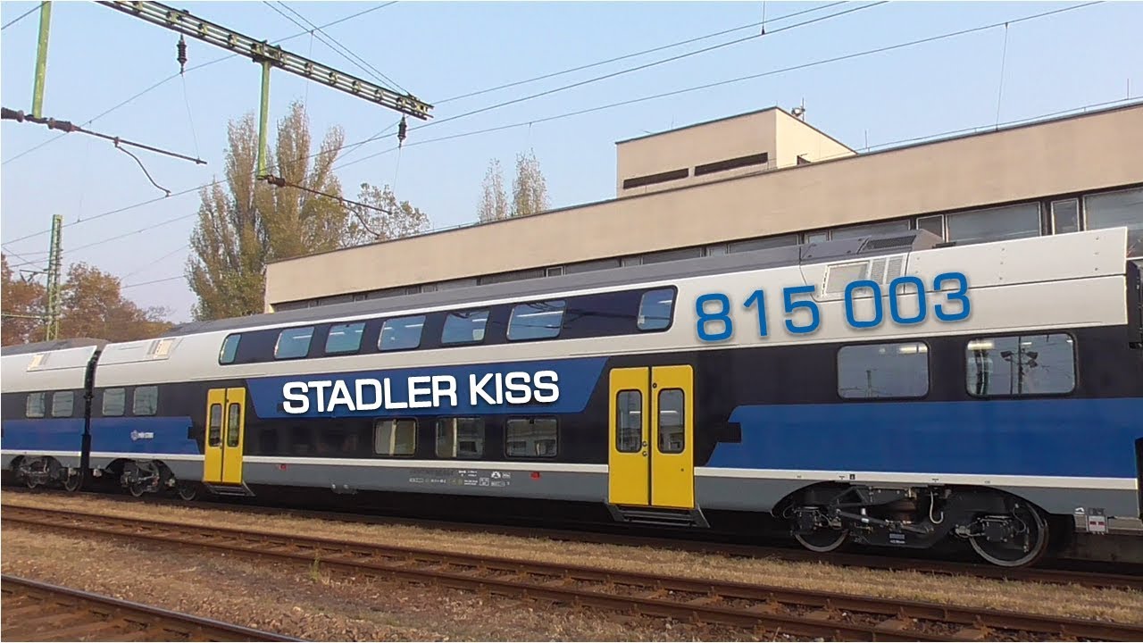 Vasúti személykocsi H-START Stadler KISS Emeletes motorvonat 815 003