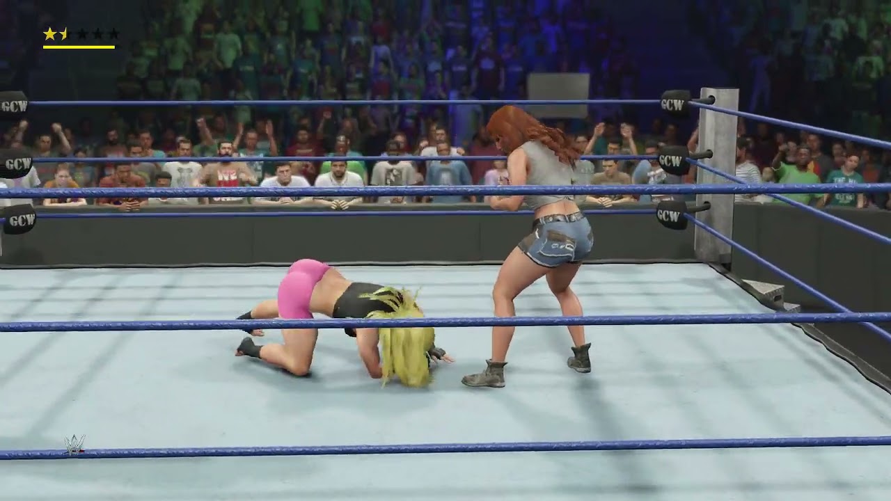 WWE 2K23: GCW Women's TV Title:: Stella vs. Eve::: Falls Count Anywhere 4/21/25