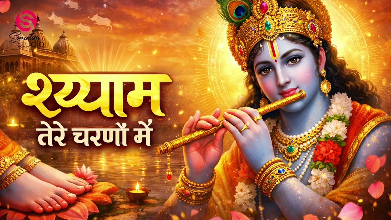 श्याम तेरे चरणों में | Shyam Tere Charno Mein | Heart Touching Krishna Bhajan 🎶💙