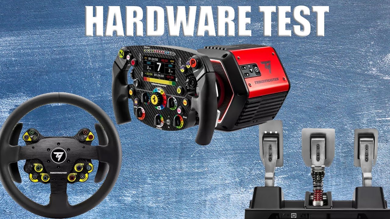 Thrustmaster T818 Ferrari SF 1000,  EVO Racing 32R Lenkrad  und T-LCM Pedale | Hardware Test