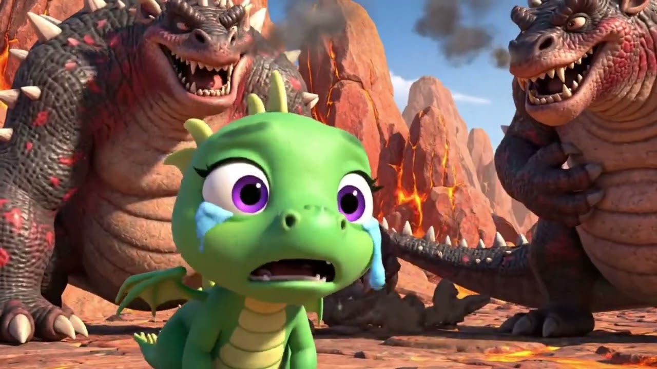 The Dragon Who Couldn't Breathe Fire! 🐲🫧 (Cute Funny Story)