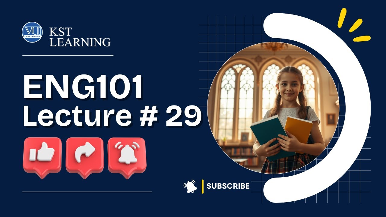 ENG101 Short Lecture 29 | English Comprehension | ENG101 Short Lectures