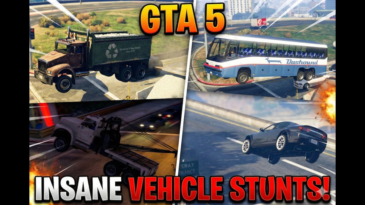 Sending the Heaviest Vehicles Flying in GTA 5