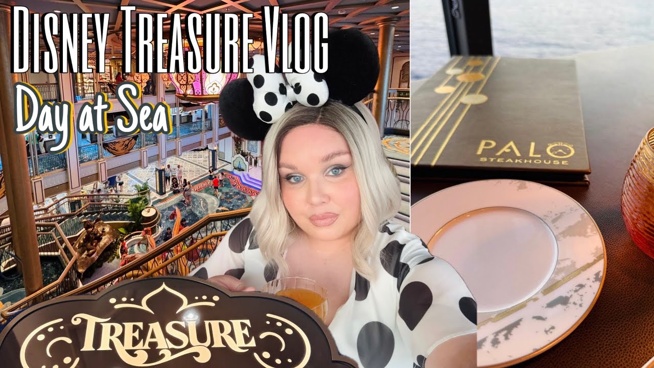 Видеоблог «Disney Treasure»💎День в море, шопинг на борту и первый визит в Пало