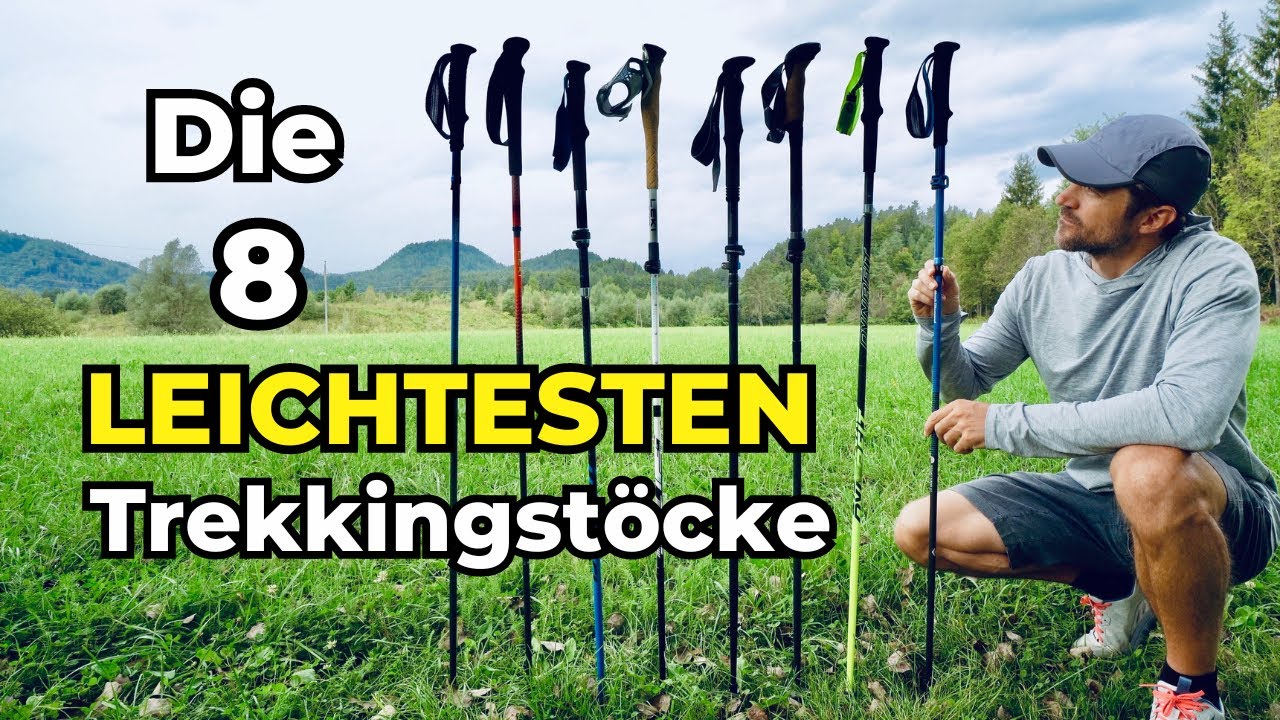 Ultraleichte Trekkingstöcke (faltbar) TEST | Das sind die BESTEN