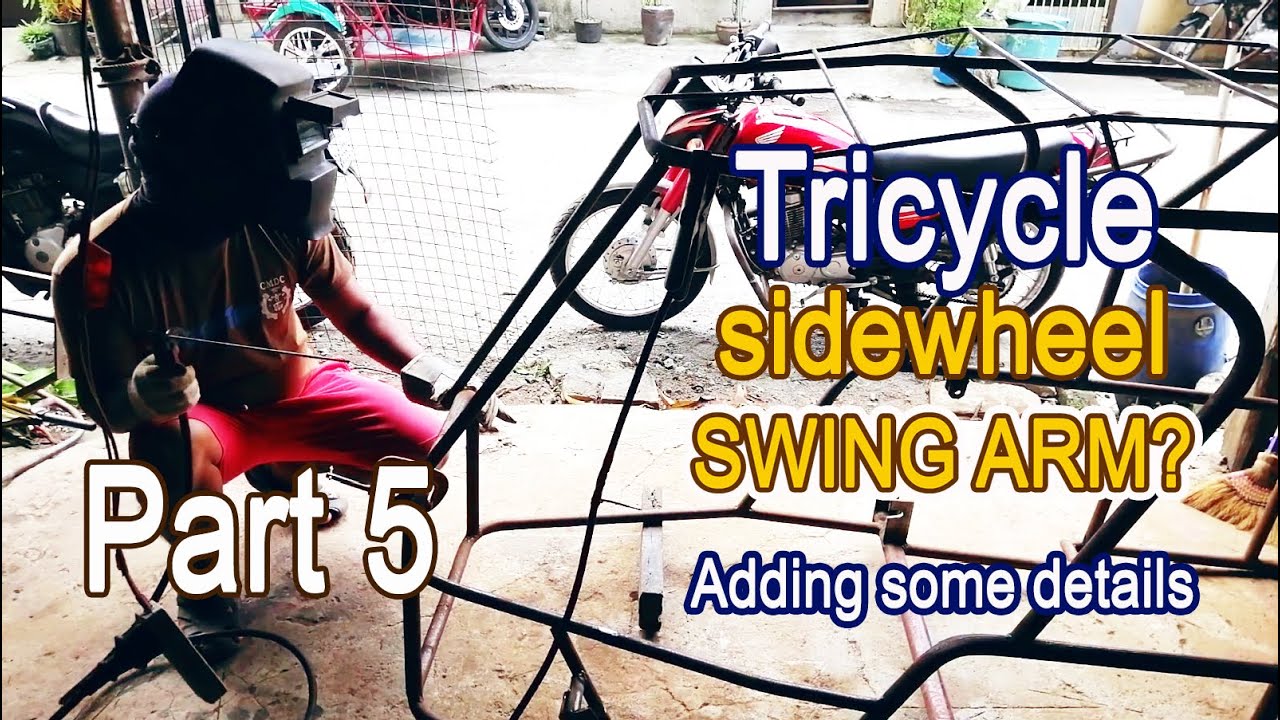 Welding: Tricycle Project (Side wheel swing arm) Part5