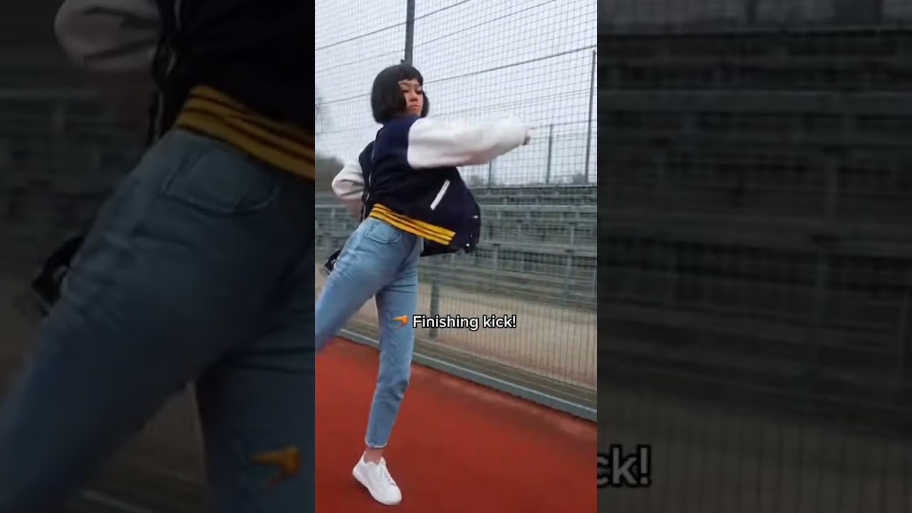 Bully gets served! Epic self-defense kick 💥 
