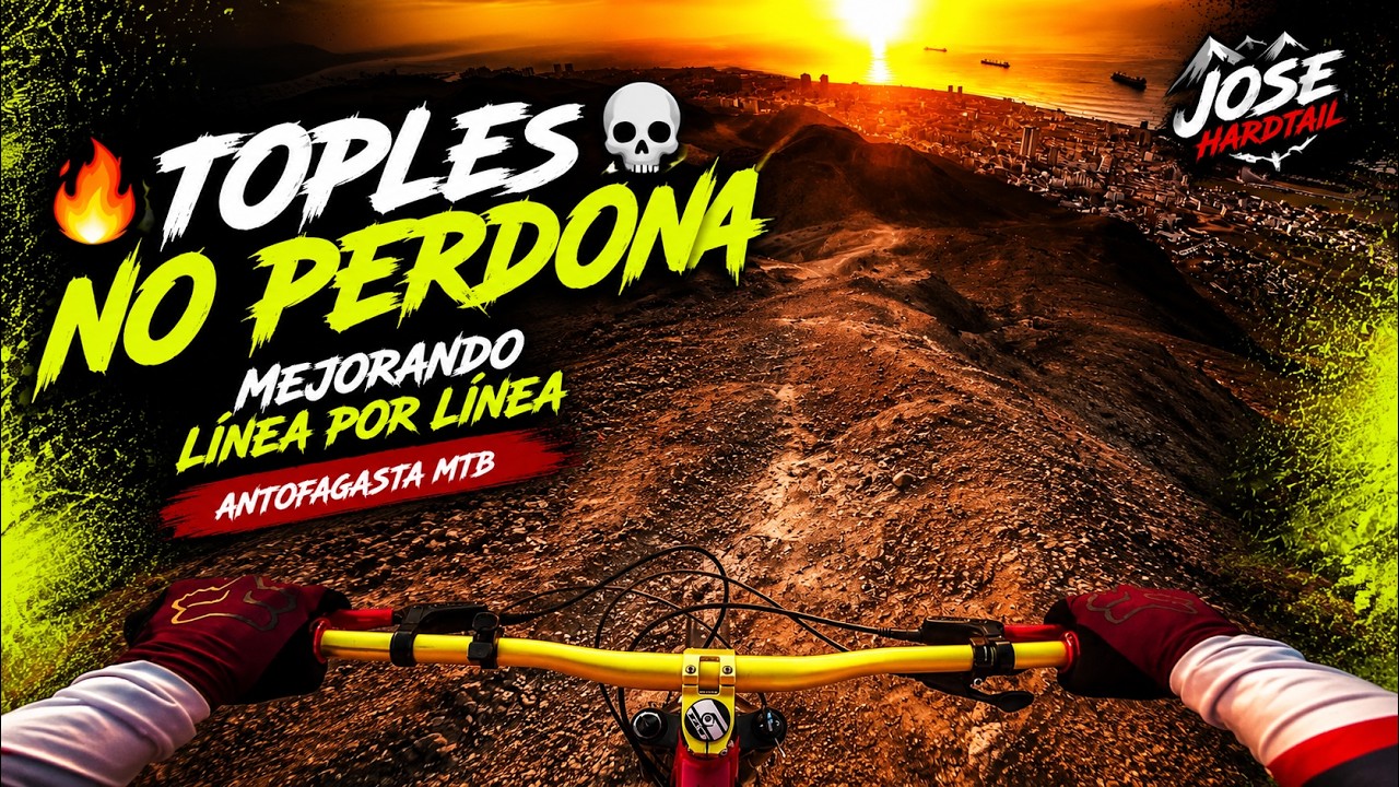 DESBLOQUEANDO LINEAS EN PISTA TOPLES, ANTOFAGASTA MTB