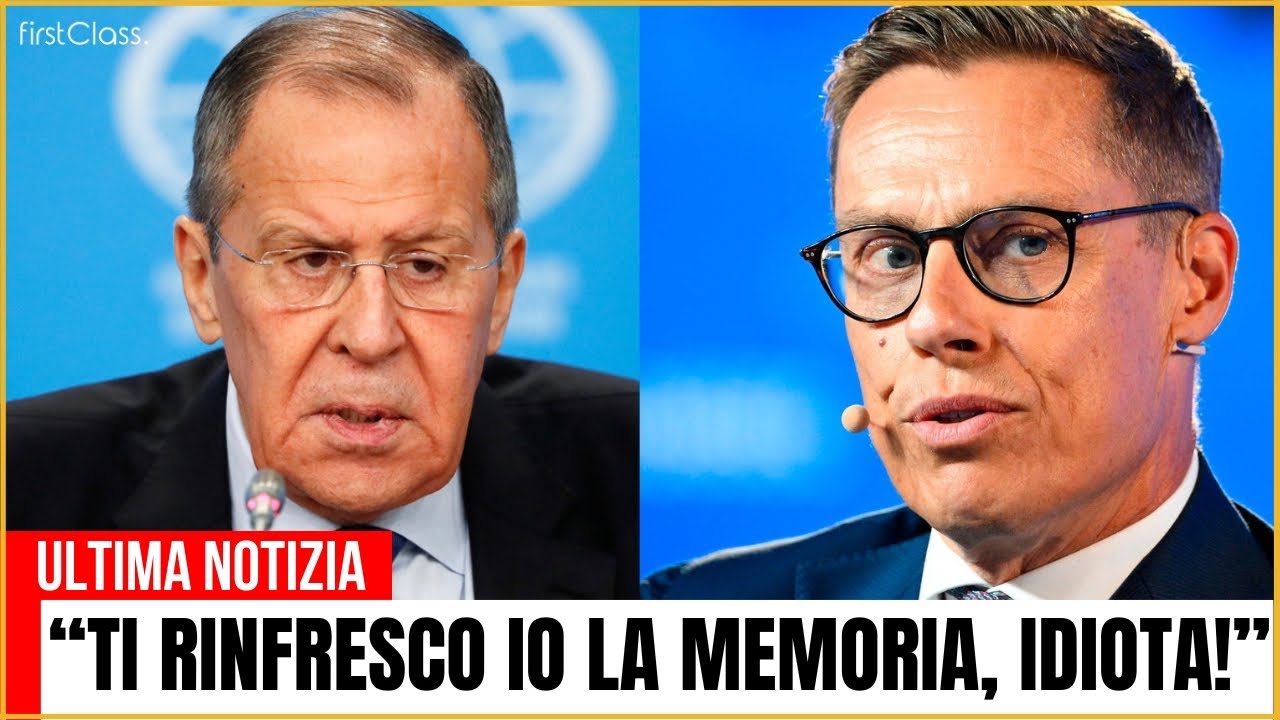 LAVROV HA DEMOLITO IL PRESIDENTE FINLANDESE CON UNA SOLA FRASE!