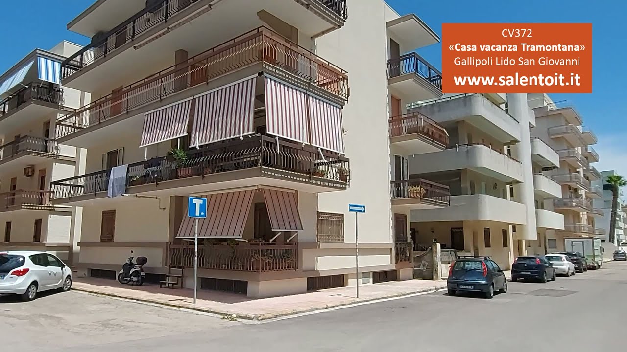 Casa vacanze Tramontana a Gallipoli in zona Lido San Giovanni a pochi metri dalle spiagge CV372