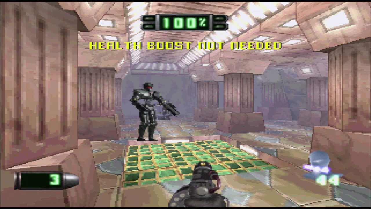 Disruptor (PS1) - Robot Hostages Gameplay