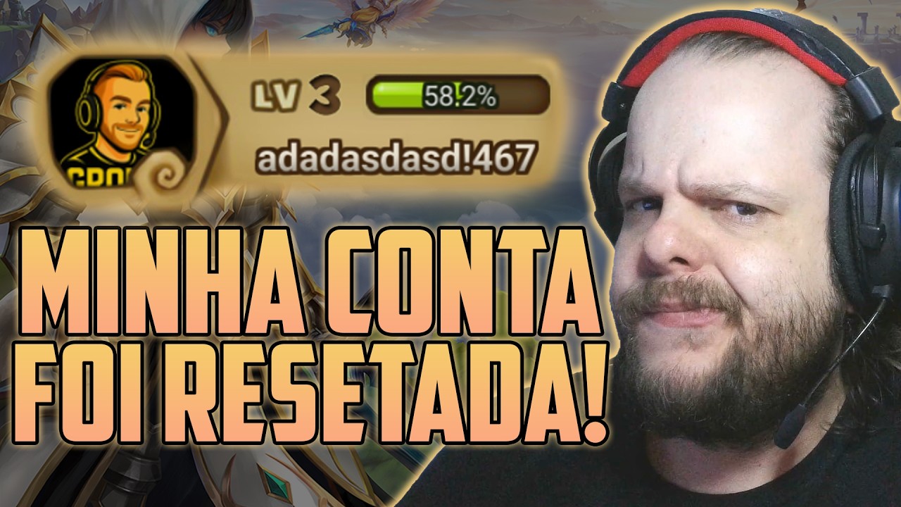 BIZARRO! MINHA CONTA DO SUMMONERS WAR FOI RESETADA DO NADA!