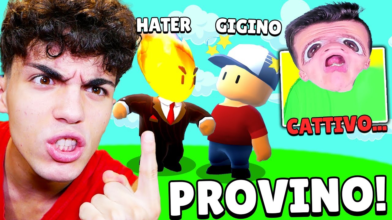 MI FINGO UN HATER ANTIPATICO DI GIGINO E FACCIO IL PROVINO PER IL SUO NUOVO TEAM su STUMBLE GUYS!😂