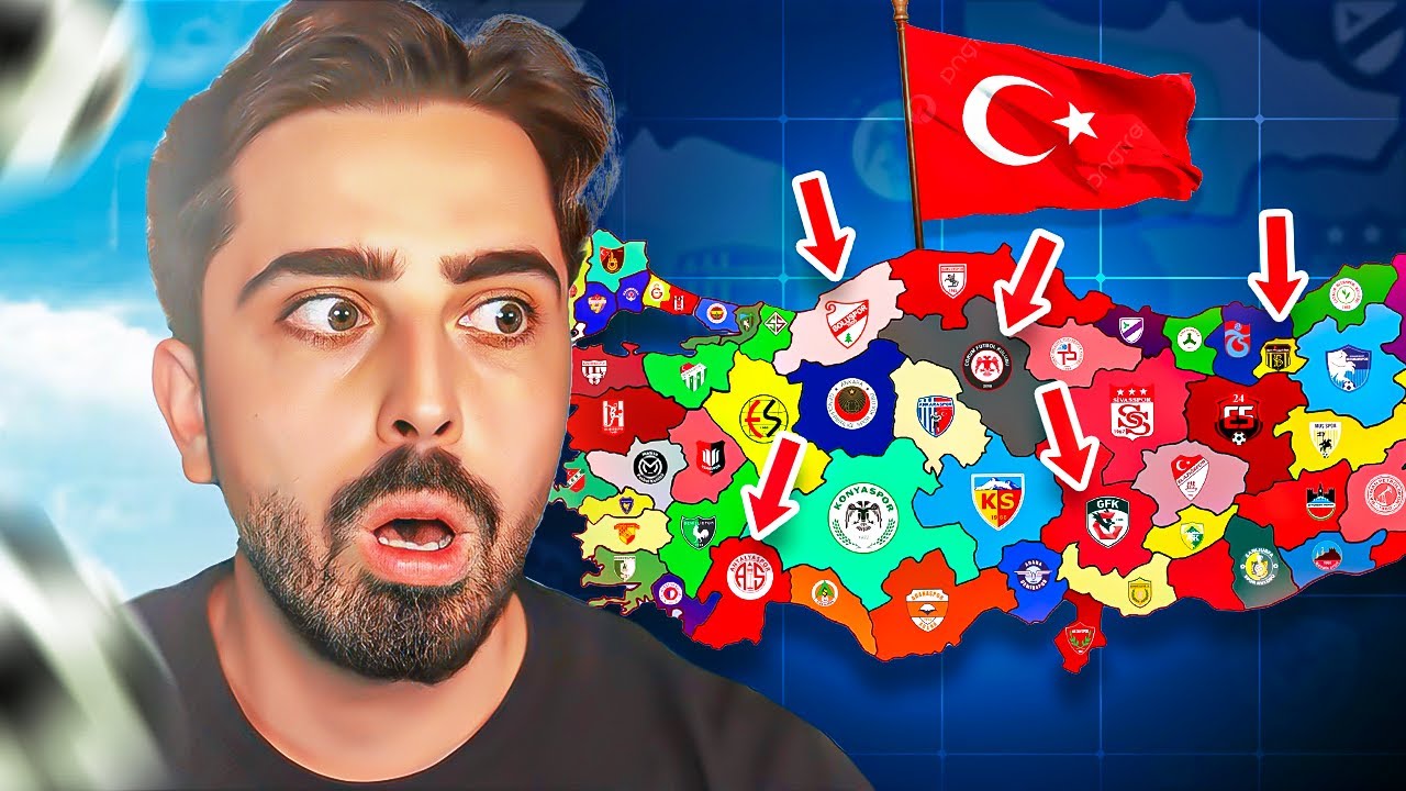 TÜM TÜRKİYE HARİTASINI HANGİ TAKIM ELE GEÇİRECEK? // FC 25 HARİTA KAPIŞMASI (54 TAKIM)