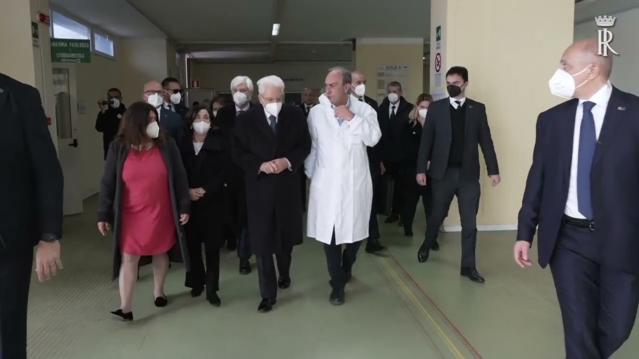 Mattarella visita l’Ospedale San Giovanni di Dio