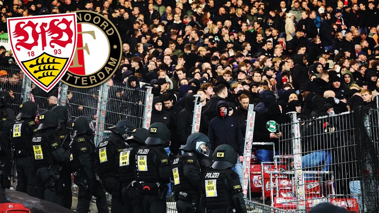 STUTTGART - FEYENOORD | Randale der Feyenoord-Fans in Stuttgart | Vernielingen Feyenoord Supporters