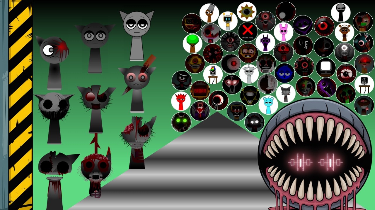 UNLEASHED Gray Phase 1 - 9! - ALL 160 Sprunki Phase 1 - 8 Survival Marble Race