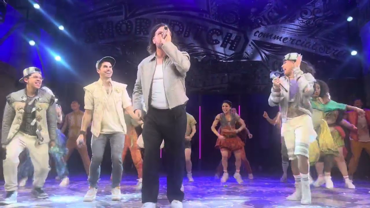 JC Chasez performs “Tearin Up My Heart” with the cast of & Juliet (11-21-24)