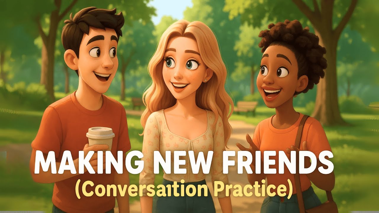 Making New Friends in the Park | Easy Daily English for Beginners | Conversation Practice