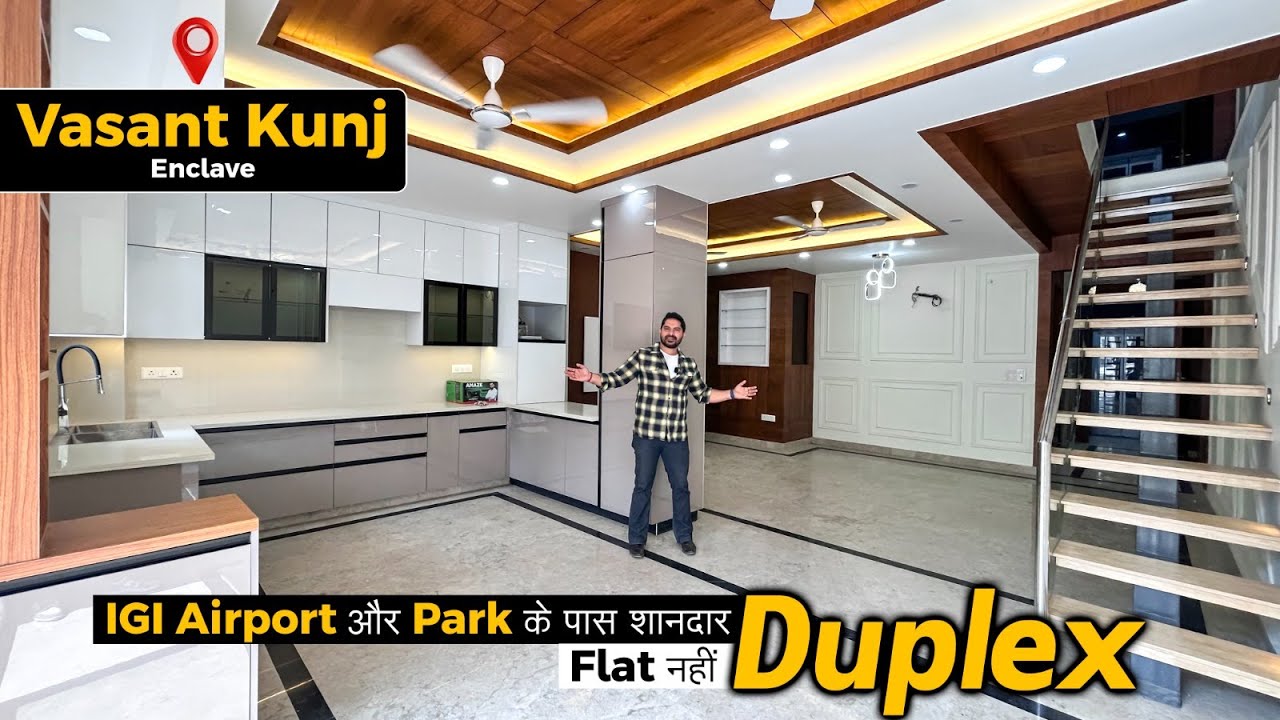 Vasant Kunj में Duplex Farm View और Terrace के साथ | Duplex In South Delhi | 4 BHK Duplex