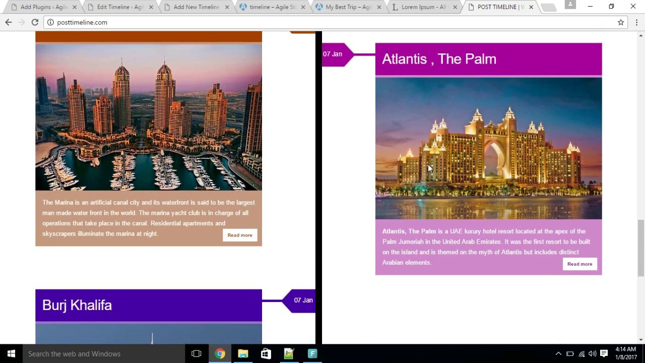 How to Add Post Timeline in WordPress Page