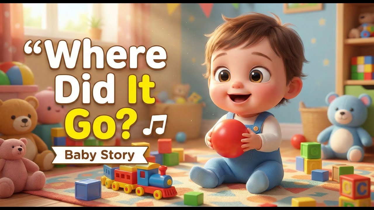 Where Did My Ball Go? 🎵 | Fun Baby Story with Music