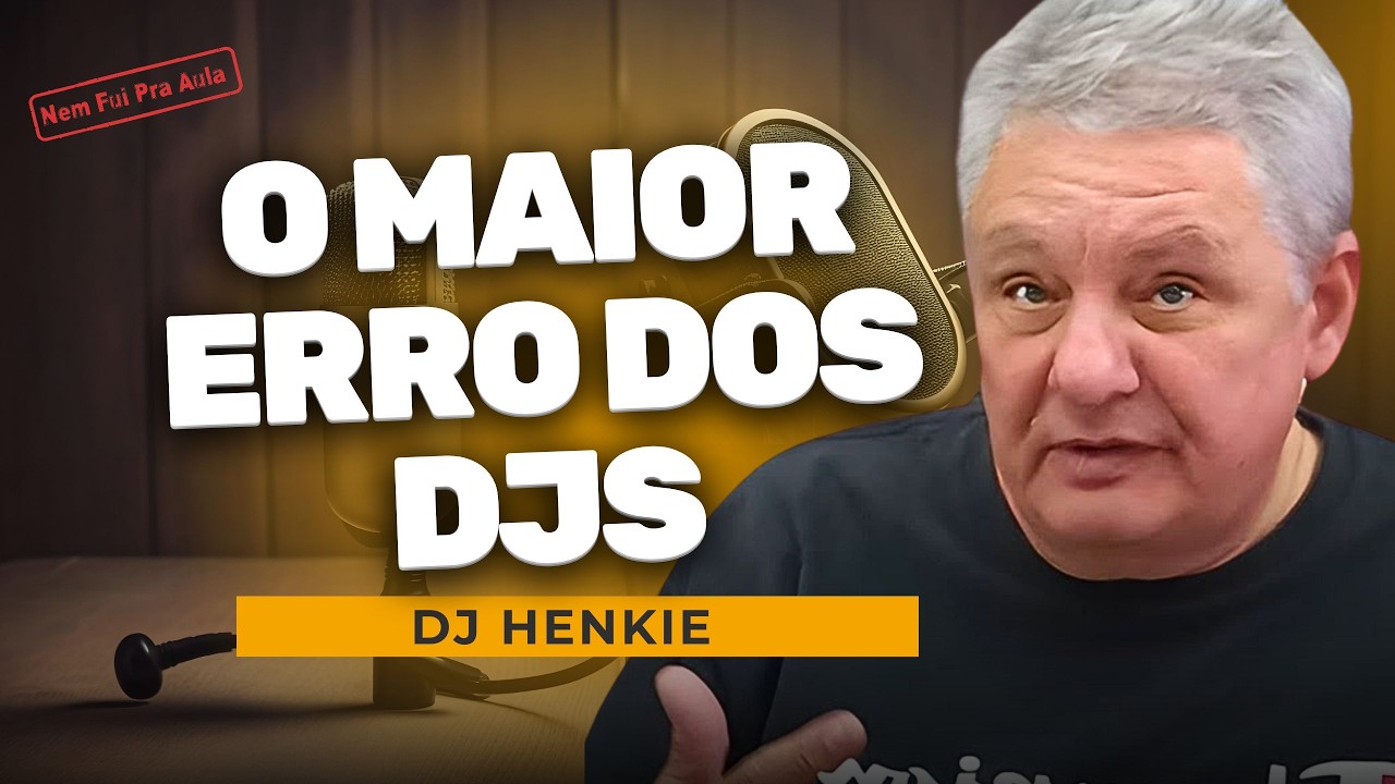 Tecnologia, Leitura de Pista e a Alma do Som | DJ Henkie Schrijnemaekers – NEM FUI PRA AULA
