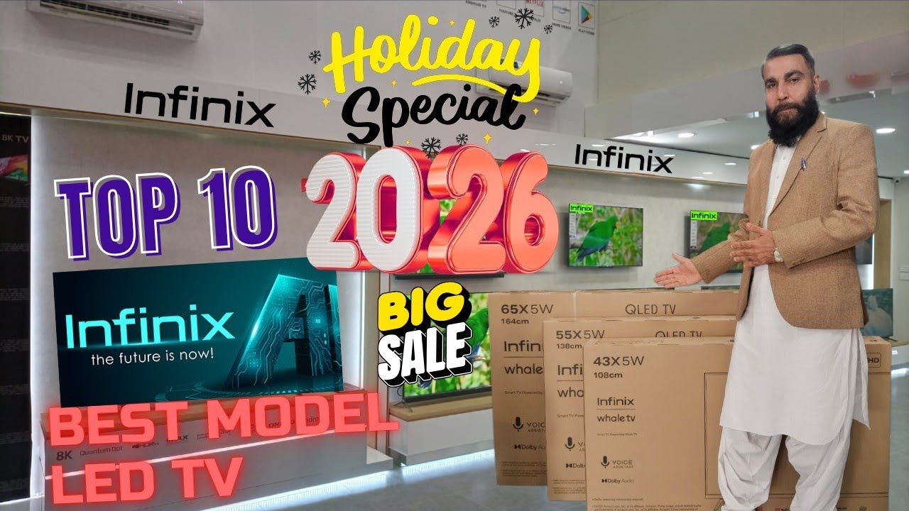 Infinix LED 43X5W.55X5W.65X5W #tvprice #like #smarttv #comment #sale #karachiautovlog 