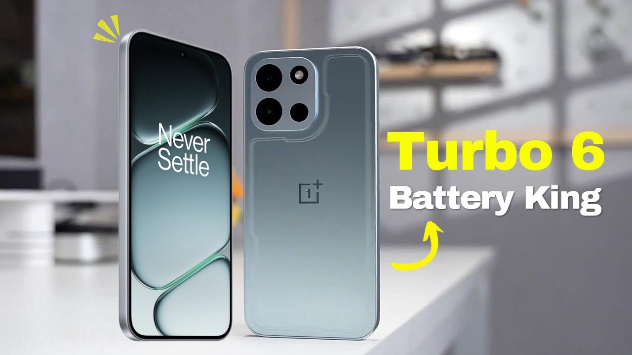 OnePlus Turbo 6 | 9,000mAh  Battery | Snapdragon 8s Gen 4 | 165Hz refresh rate